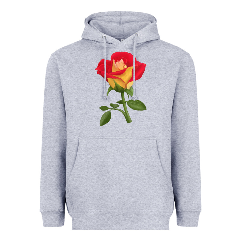Ketchup And Mustard Rose Heavyweight Hoodie by LillyAllenDesigns | Teevron