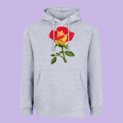Ketchup And Mustard Rose Heavyweight Hoodie Designed By Lillyallendesigns