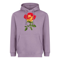 Lavender Ketchup And Mustard Rose Heavyweight Hoodie - LillyAllenDesigns