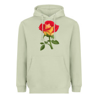 Matcha Ketchup And Mustard Rose Heavyweight Hoodie - LillyAllenDesigns