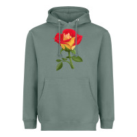 Sage Ketchup And Mustard Rose Heavyweight Hoodie - LillyAllenDesigns