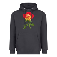 Smoke Ketchup And Mustard Rose Heavyweight Hoodie - LillyAllenDesigns