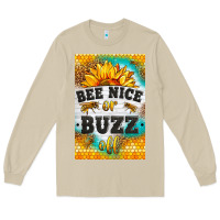 Mushroom bee nice or buzz off Long Sleeve Tee - LillyAllenDesigns