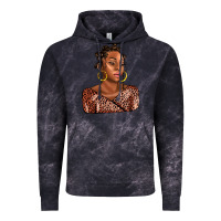 Cloud Black afro woman Vintage Hoodie - AdoDesignShop