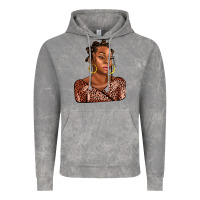 Cloud Rock afro woman Vintage Hoodie - AdoDesignShop