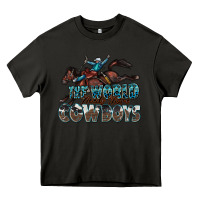 Asphalt the world needs more cowboys Heavy Core Tee - Zillion Design Studio