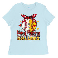 Baby Blue busy raising ballers Ladies Tee - JahusDesignShop