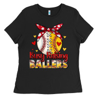 Black busy raising ballers Ladies Tee - JahusDesignShop