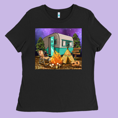 Ladies Tee camping