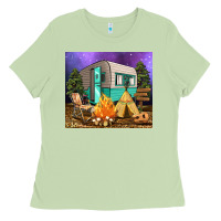 Matcha camping Ladies Tee - RanaPortraitStore