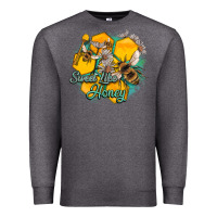 Charcoal Heather sweet like honey Premium Sweatshirt - Artiststas
