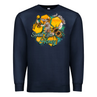 Navy sweet like honey Premium Sweatshirt - Artiststas