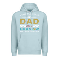 Blue Mist i have two titles dad and grandpa Premium Hoodie - Bettercallsaul