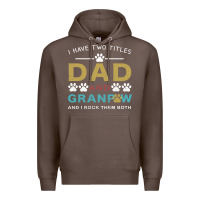 Coffee i have two titles dad and grandpa Premium Hoodie - Bettercallsaul