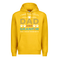 Lemon i have two titles dad and grandpa Premium Hoodie - Bettercallsaul