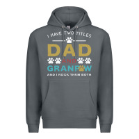 Rock i have two titles dad and grandpa Premium Hoodie - Bettercallsaul