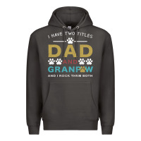 Smoke i have two titles dad and grandpa Premium Hoodie - Bettercallsaul