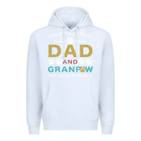 White i have two titles dad and grandpa Premium Hoodie - Bettercallsaul