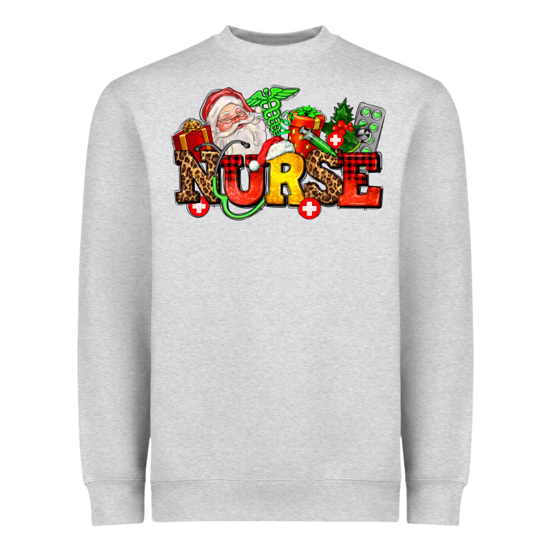Nurse With Christmas Heavyweight Sweatshirt by AdoDesignShop | Teevron