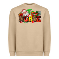 Mushroom nurse with Christmas Heavyweight Sweatshirt - AdoDesignShop