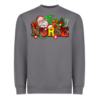 Storm nurse with Christmas Heavyweight Sweatshirt - AdoDesignShop