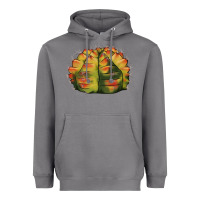 Storm Gymnocalycium Variegated Cactus Heavyweight Hoodie - LillyAllenDesigns