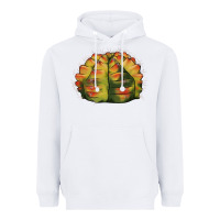 White Gymnocalycium Variegated Cactus Heavyweight Hoodie - LillyAllenDesigns