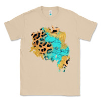 Mushroom glitter leopard turquoise patch Classic Tee - AdoDesignShop