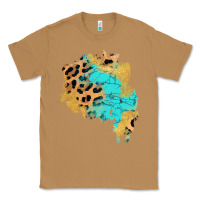 Toasted Coconut glitter leopard turquoise patch Classic Tee - AdoDesignShop