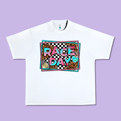 Race Day Urban Heavy Tee Designed By Adodesignshop