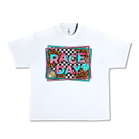 White race day Urban Heavy Tee - AdoDesignShop