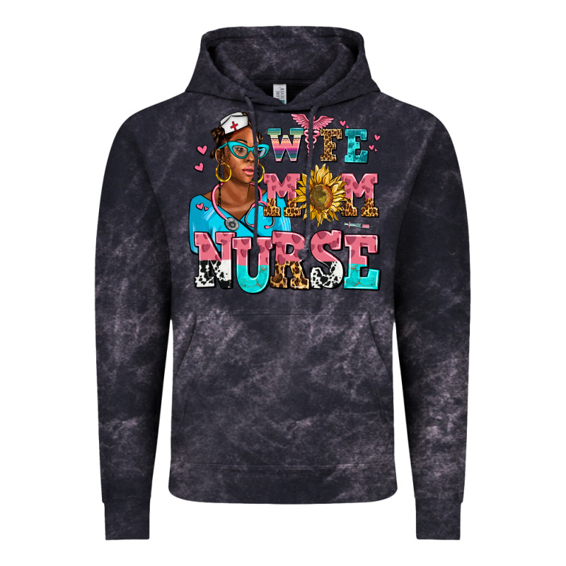 Afro Wife Mom Nurse Vintage Hoodie by AdoDesignShop | Teevron