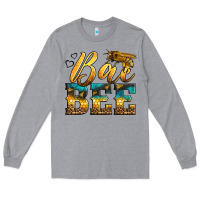 Heather Grey Western Queen Bee Long Sleeve Tee - LillyAllenDesigns