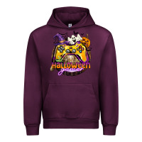 Mauve Wine halloween gamer Urban Hoodie - CowGirlArtShop