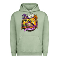 Pigment Oil Green halloween gamer Urban Hoodie - CowGirlArtShop