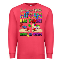 Cardinal someone with autism has taught me love needs no wo Premium Sweatshirt - Artiststas