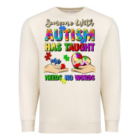 Sandshell someone with autism has taught me love needs no wo Premium Sweatshirt - Artiststas