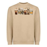 Mushroom skeleton coffee cups Heavyweight Sweatshirt - Jasminsmagicworld