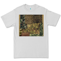 Dove Grey camouflage leopard patches Premium Tee - BarkalooDesign