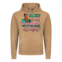 Vintage Camel afro  nurse sleep all day nurse all night Vintage Hoodie - AdoDesignShop