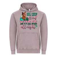 Vintage Zinc afro  nurse sleep all day nurse all night Vintage Hoodie - AdoDesignShop