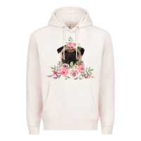 Pale Pink Pug Premium Hoodie - Bettercallsaul