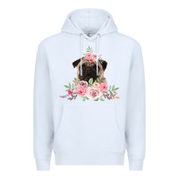White Pug Premium Hoodie - Bettercallsaul
