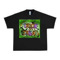 Black trick or treat tumbler Urban Heavy Tee - BundleAndBundleShop