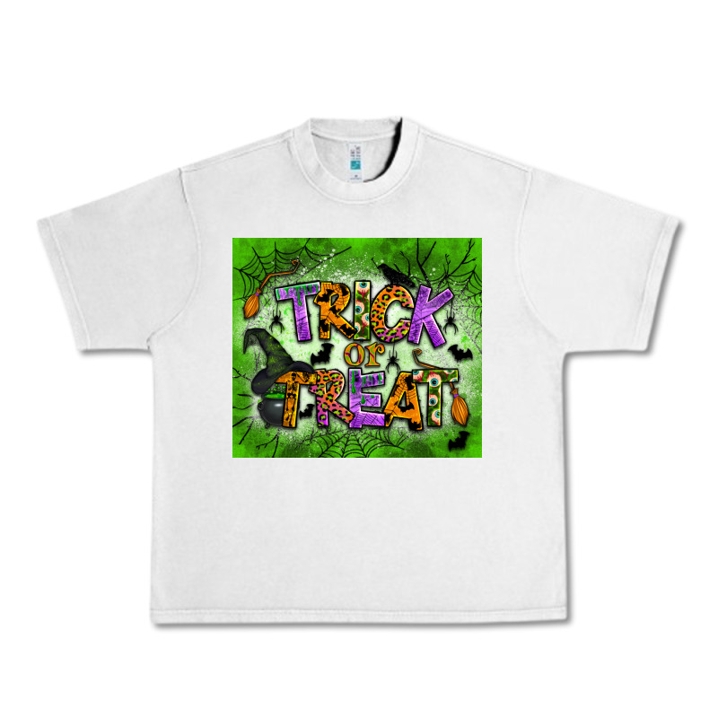 Trick Or Treat Tumbler Urban Heavy Tee by BundleAndBundleShop | Teevron