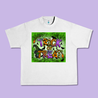 Trick Or Treat Tumbler Urban Heavy Tee Designed By Bundleandbundleshop