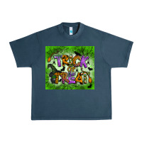 Midnight Navy trick or treat tumbler Urban Heavy Tee - BundleAndBundleShop