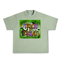 Oil Green trick or treat tumbler Urban Heavy Tee - BundleAndBundleShop