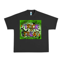 Pigment Black trick or treat tumbler Urban Heavy Tee - BundleAndBundleShop