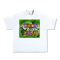 White trick or treat tumbler Urban Heavy Tee - BundleAndBundleShop